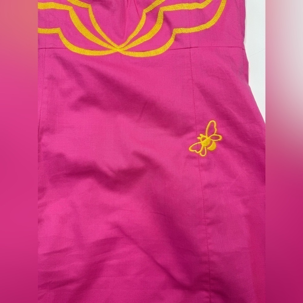 Lilly Pulitzer Bowen Bumblebee Strapless Dress Size 0 - Picture 9 of 10